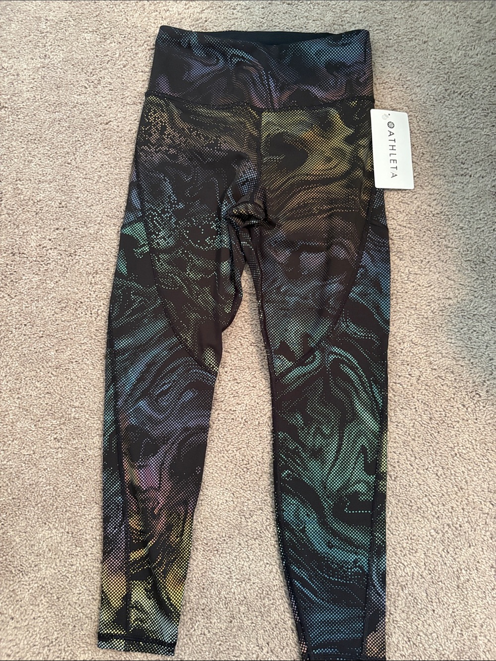 Athleta Reflective Run Leggings - NWT